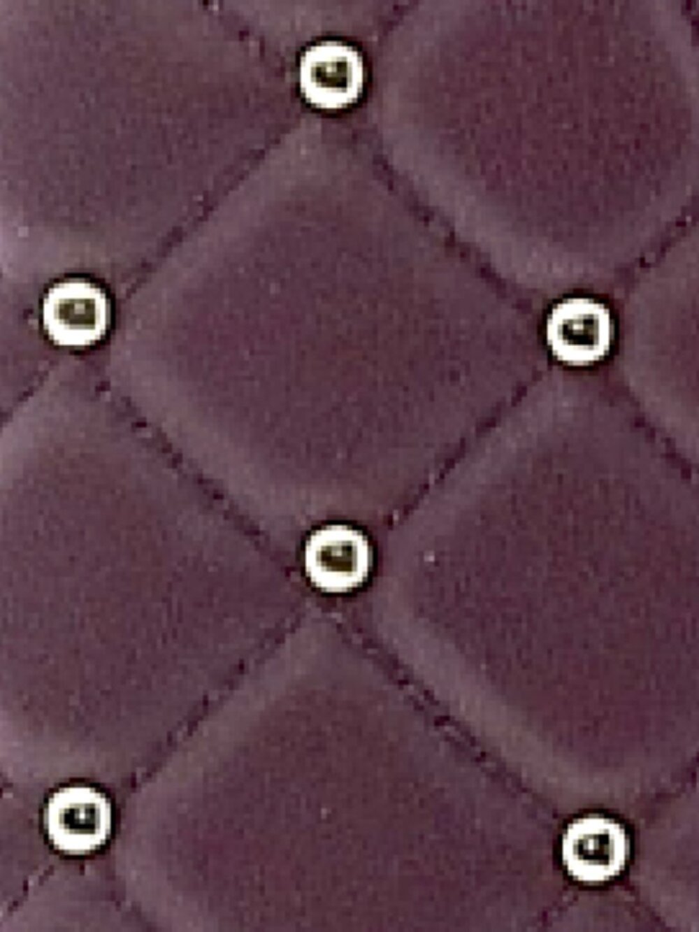 Badgley Mischka Diamond Quilted Burgundy/Plum Envelope Bag - Picture 2 of 7